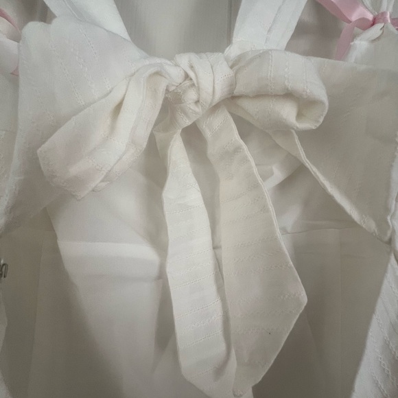 NWT White Tie Back Short / Mini Dress - Picture 4 of 6